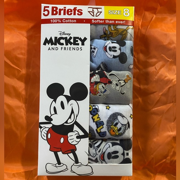 Disney Other - Mickey Mouse Disney Boys Underwear Size 8